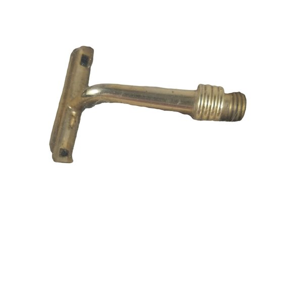 Rare Vintage Trazor Travel Razor 3 Pc Set Shaver Toothbrush Screw On Handle 50s - Picture 2 of 10